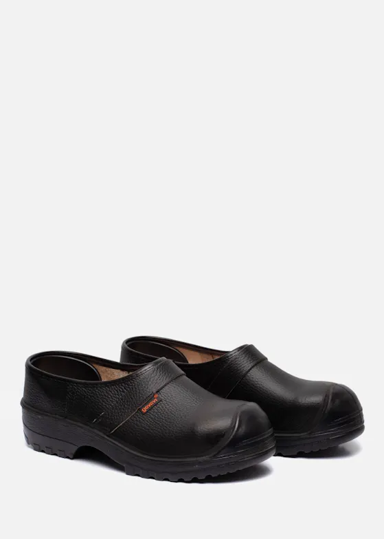 Gevavi Next 1240/00, geschlossener Clog, PU, S3, schwarz