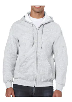 Gildan 18600 Hood Full Zip Sweater Comfort Fit miniatuur