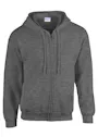Gildan 18600 Hood Full Zip Sweater Comfort Fit miniatuur