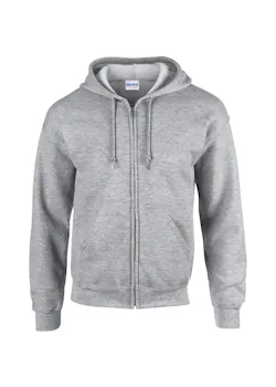 Gildan 18600 Hood Full Zip Sweater Comfort Fit miniatuur