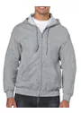 Gildan 18600 Hood Full Zip Sweater Comfort Fit miniatuur