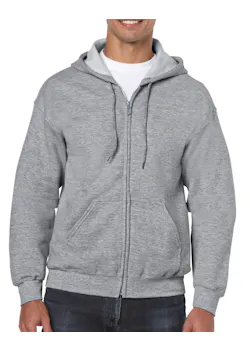 Gildan 18600 Hood Full Zip Sweater Comfort Fit miniatuur