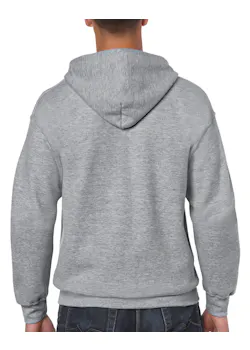 Gildan 18600 Hood Full Zip Sweater Comfort Fit miniatuur