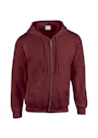 Gildan 18600 Hood Full Zip Sweater Comfort Fit miniatuur