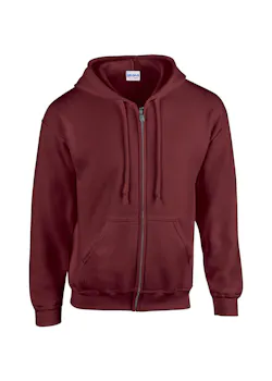 Gildan 18600 Hood Full Zip Sweater Comfort Fit miniatuur