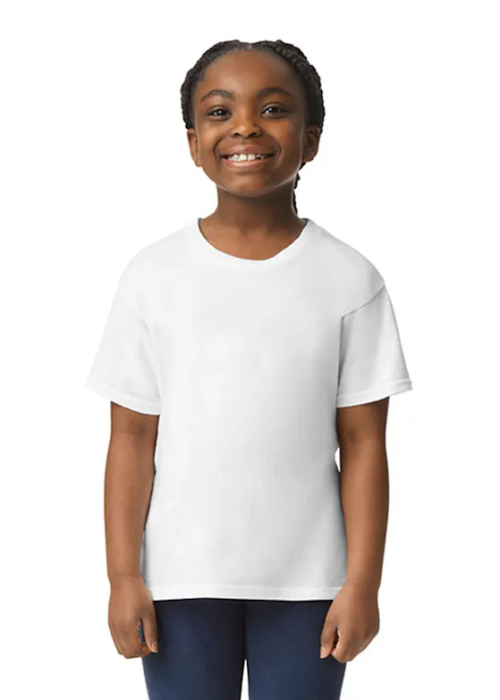Gildan 3000B T-shirt Light Cotton Regular Fit Kinderen