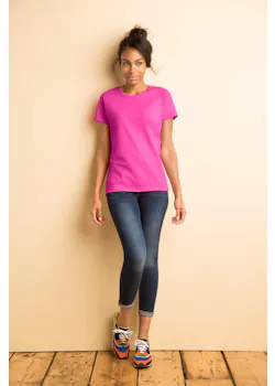 Gildan Heavy GIL5000L Cotton T-shirt Semi-Fit Dames miniatuur