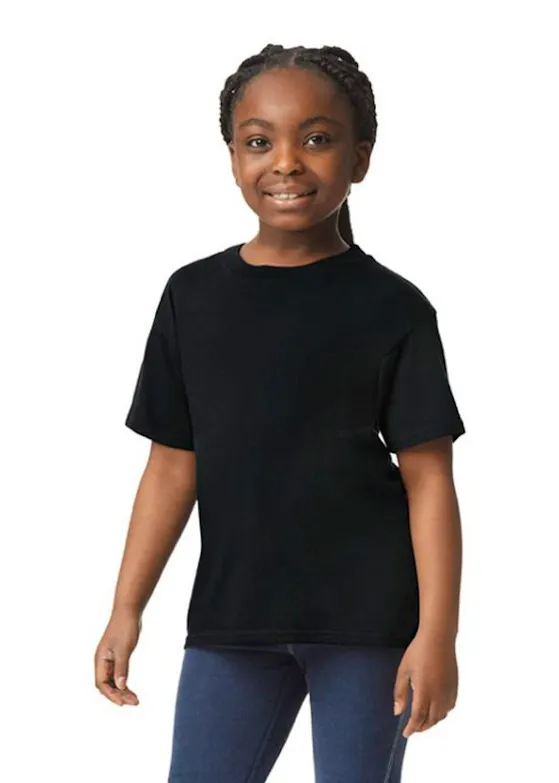 Gildan GIL64000B T-Shirt Kurzarm Softstyle Regular Fit für Kinder