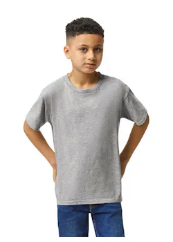 Gildan GIL64000B T-shirt Short Sleeves Softstyle Regular Fit Kinderen miniatuur