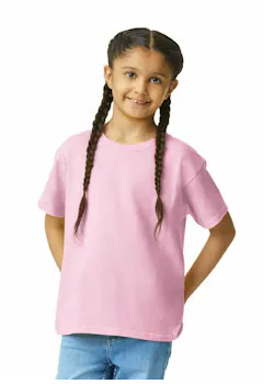 Gildan GIL64000B T-shirt Short Sleeves Softstyle Regular Fit Kinderen miniatuur