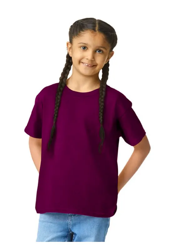 Gildan GIL64000B T-shirt Short Sleeves Softstyle Regular Fit Kinderen