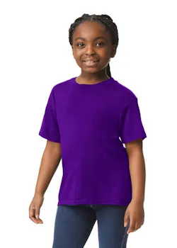 Gildan GIL64000B T-shirt Short Sleeves Softstyle Regular Fit Kinderen miniatuur