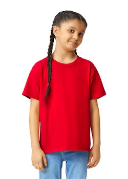 Gildan GIL64000B T-shirt Short Sleeves Softstyle Regular Fit Kinderen miniatuur
