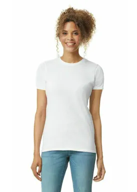 Gildan GIL64000L T-shirt Short Sleeves Softstyle Regular Fit Dames