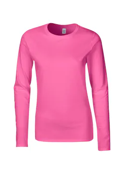 ##Gildan SoftStyle LS Body Fit Dames T-shirt