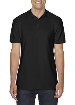 Gildan Softstyle GIL64800 Poloshirt Double Pique Short Sleeves Regular Fit miniatuur