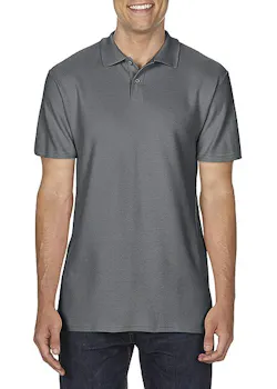 Gildan Softstyle GIL64800 Poloshirt Double Pique Short Sleeves Regular Fit miniatuur