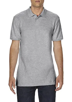 Gildan Softstyle GIL64800 Poloshirt Double Pique Short Sleeves Regular Fit miniatuur