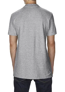 Gildan Softstyle GIL64800 Poloshirt Double Pique Short Sleeves Regular Fit miniatuur