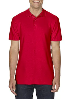 Gildan Softstyle GIL64800 Poloshirt Double Pique Short Sleeves Regular Fit miniatuur