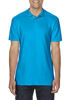 Gildan Softstyle GIL64800 Poloshirt Double Pique Short Sleeves Regular Fit miniatuur
