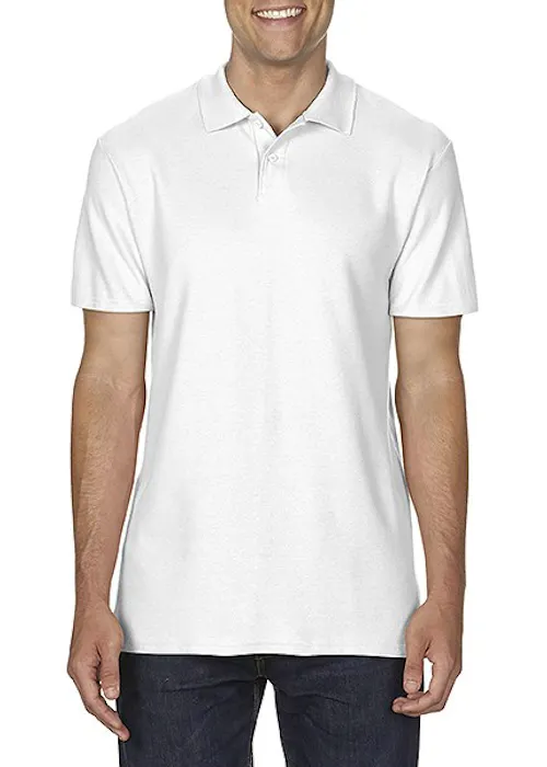 Gildan Softstyle GIL64800 Poloshirt Double Pique Short Sleeves Regular Fit