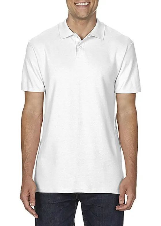 Gildan Softstyle GIL64800 Polo Shirt, Double Pique, Short-Sleeved, Regular Fit