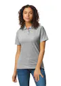Gildan GIL64800L Poloshirt Softstyle Double Piqué, kurze Ärmel, Regular Fit für Damen Vorschaubild