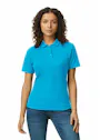 Gildan GIL64800L Poloshirt Softstyle Double Piqué, kurze Ärmel, Regular Fit für Damen Vorschaubild