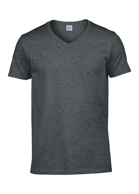 Gildan V-Neck SoftStyle Regular Fit Herren-T-Shirt