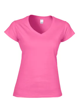 Gildan SoftStyle GIL64V00L V-Neck T-shirt Body Fit Dames