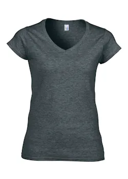 Gildan SoftStyle GIL64V00L V-Neck T-shirt Body Fit Dames miniatuur