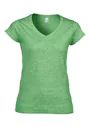 Gildan V-Neck SoftStyle Body-Fit Damen-T-Shirt Vorschaubild