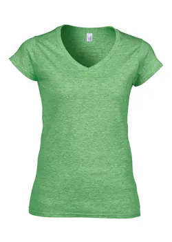 Gildan SoftStyle GIL64V00L V-Neck T-shirt Body Fit Dames miniatuur