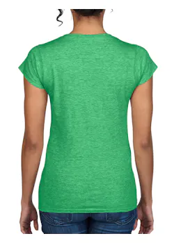 Gildan SoftStyle GIL64V00L V-Neck T-shirt Body Fit Dames miniatuur