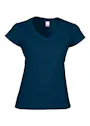 Gildan V-Neck SoftStyle Body-Fit Damen-T-Shirt Vorschaubild
