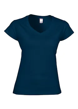 Gildan SoftStyle GIL64V00L V-Neck T-shirt Body Fit Dames miniatuur
