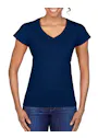 Gildan V-Neck SoftStyle Body-Fit Damen-T-Shirt Vorschaubild