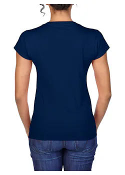 Gildan SoftStyle GIL64V00L V-Neck T-shirt Body Fit Dames miniatuur
