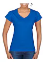 Gildan V-Neck SoftStyle Body-Fit Damen-T-Shirt Vorschaubild