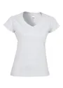 Gildan V-Neck SoftStyle Body-Fit Damen-T-Shirt Vorschaubild