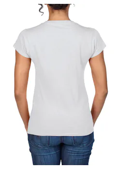 Gildan SoftStyle GIL64V00L V-Neck T-shirt Body Fit Dames miniatuur