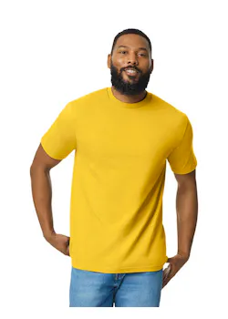 Gildan GIL65000 T-shirt Softstyle Midweight Regular Fit miniatuur