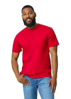 Gildan GIL65000 T-shirt Softstyle Midweight Regular Fit miniatuur