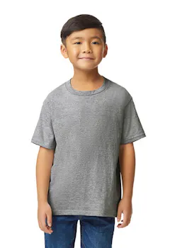 Gildan GIL65000B T-shirt SoftStyle Midweight Kinderen miniatuur