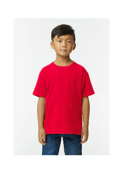 Gildan GIL65000B T-shirt SoftStyle Midweight Kinderen miniatuur
