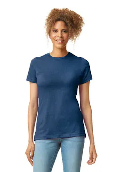 Gildan GIL67000L T-shirt SoftStyle CVC Regular Fit Dames miniatuur