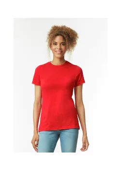 Gildan GIL67000L T-shirt SoftStyle CVC Regular Fit Dames miniatuur