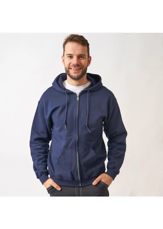 Gildan 18600 Hood Full Zip Sweater Comfort Fit