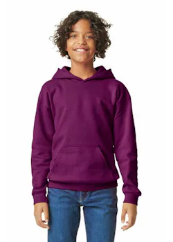 Gildan GILSF500B Sweater Hooded Softstyle Regular Fit Kinderen miniatuur